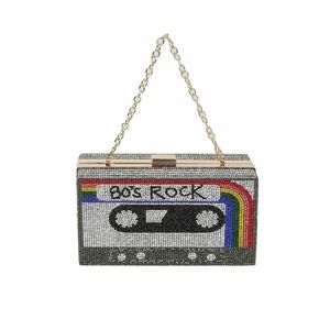 80's Cassette Diamond Clutch